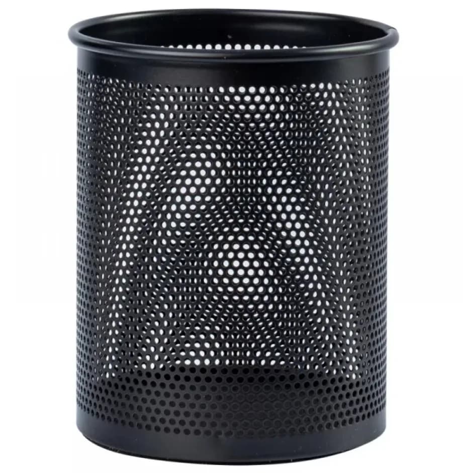 Qələm qabı metal setka qara/qümüşü